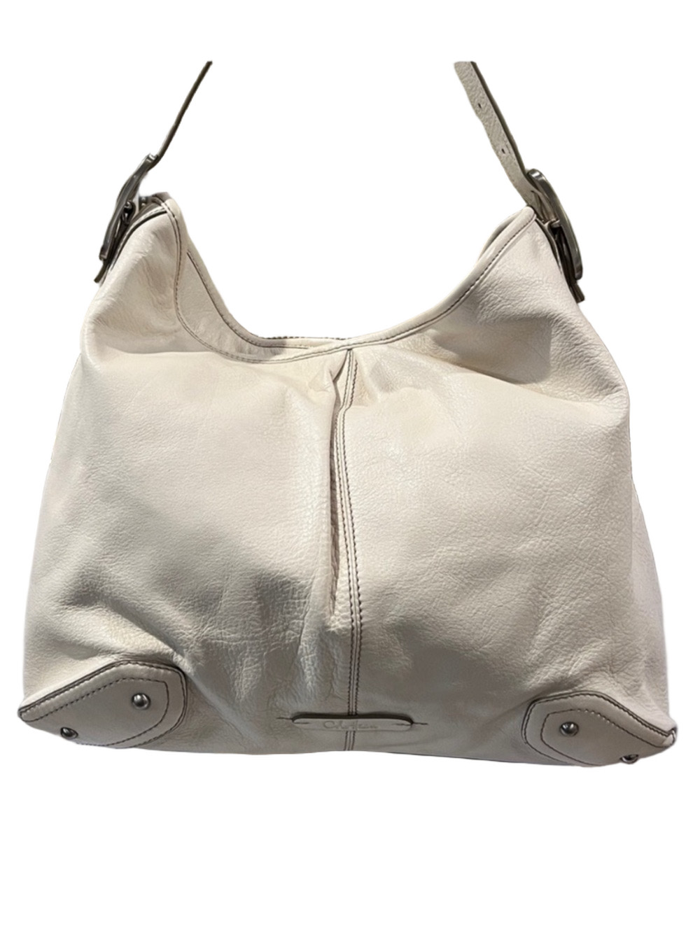 Cole Haan Off-White Leather Shoulder Bag with Dust Bag NWT